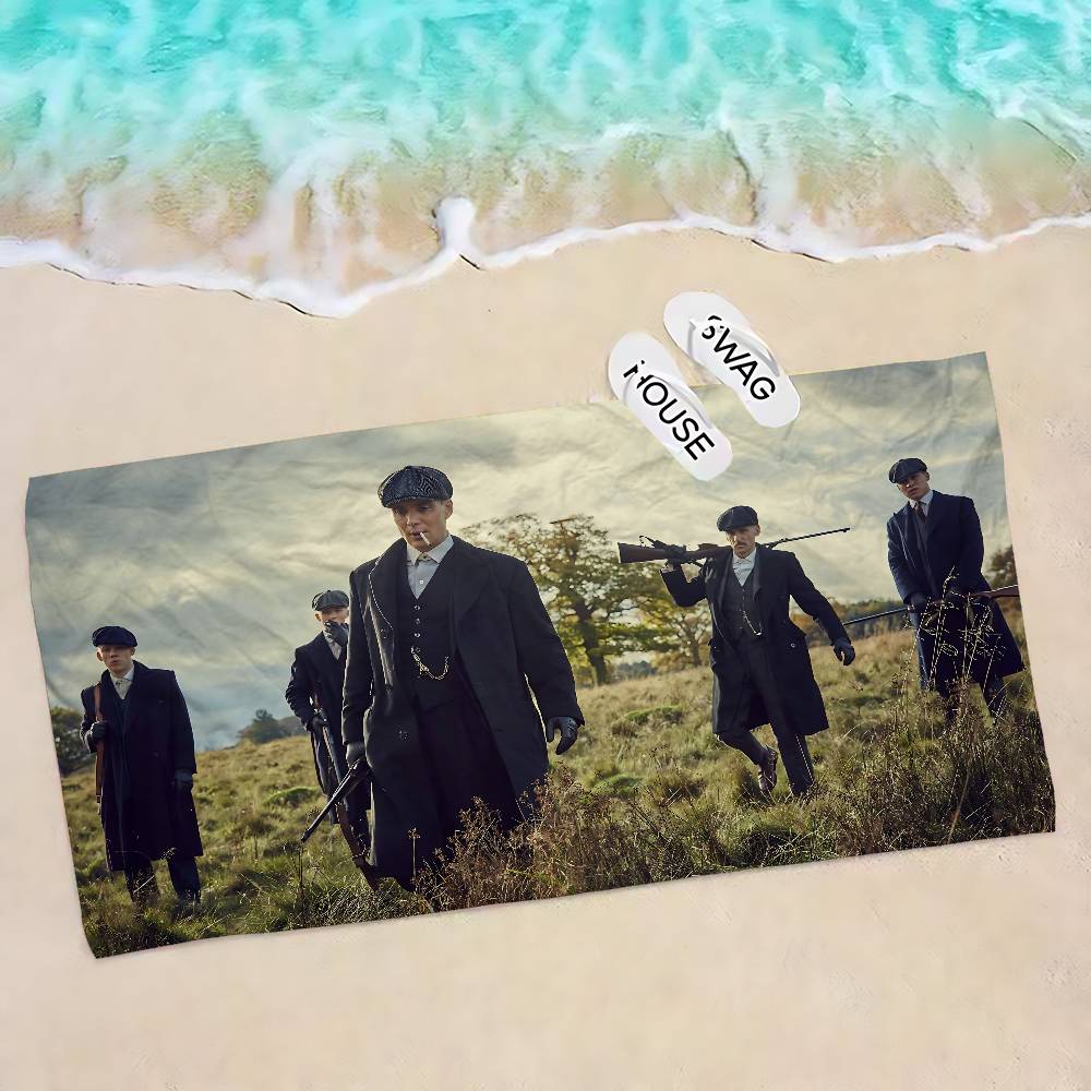 Movie P-Peaky B-Blinders TV Beach Towel Colorful Bath Towels for Girl Microfiber Quick Dry Sand Beach Yoga Spa Gym Pool