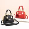 Steel Frame Shell Sequin Crossbody Bag, Large Capacity Shoulder Bag Fashionable Handheld Large Single Shoulder Bag Mom's Bag