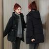 New Winter Women Warm Down Cotton Jacket Fashion Hooded Thick Puffer Clothing Short Coat Casual Loose Outerwear Female