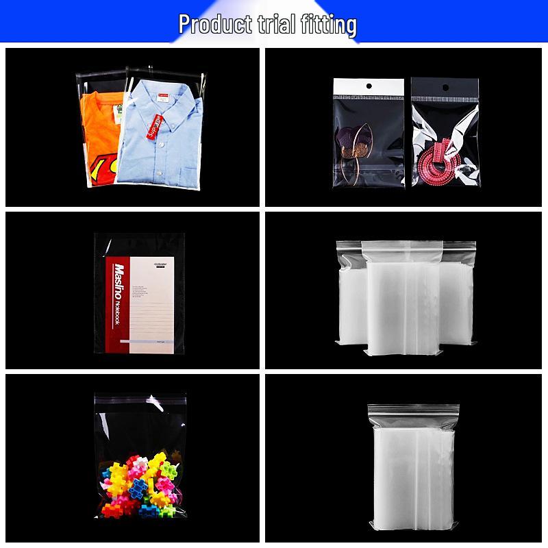 Self-Sealing OPP Bag with Header, 15cm Wide, Self-Adhesive Clothing Packaging Bag