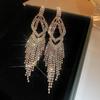 Модные изысканные серьги с длинной кисточкой: Элегантный, Блестящий и Универсальный для Женщин