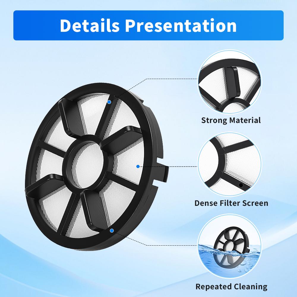 Base Station Dust Collection Filter For Dreame X30 S30 S40 X40 Robot Vacuum Cleaner Accessories Dust Bag Rear Small Filter Parts