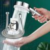 5 Modes High Quality Silver High Pressure Handheld Shower Head Set Adjustable Filter One Button Water Stop Shower Accessories