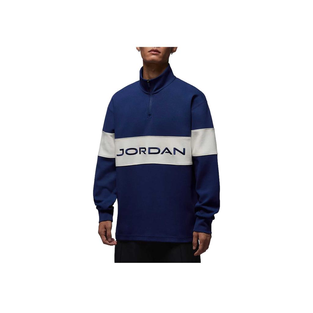 Jordan Dri-FIT FW/AW25 Толстовка на молнии Удобная Мягкая Футболка для гольфа Мужские топы HF9920-492