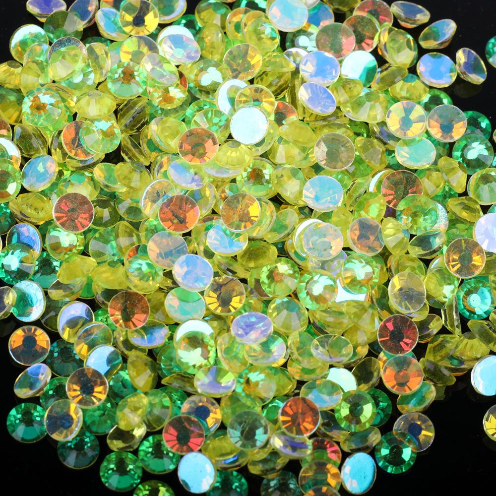 Weichen Aurora Diamond Series Флуоресцентный Бриллиантовое Стекло Стразы Неон, Светящиеся Украшения для Ногтей Аксессуары для Ногтей и Мобильных Телефонов