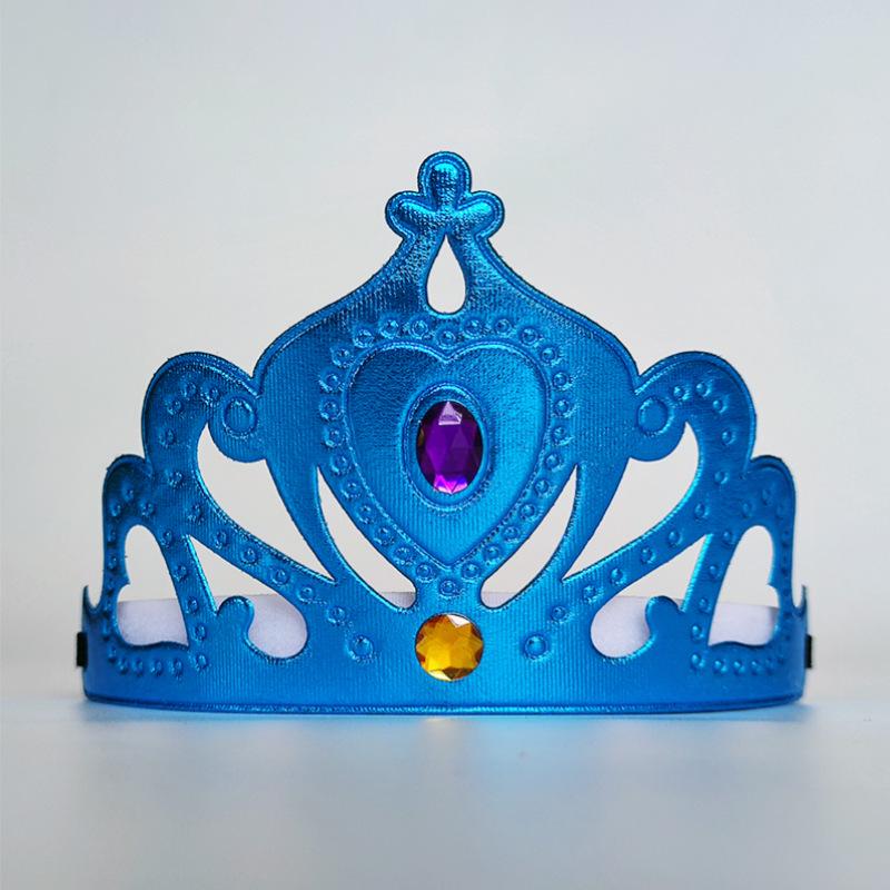 Тиара замороженной принцессы, головной убор для украшения детского торта на день рождения