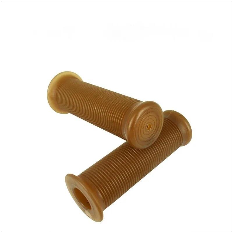 1 пара 22 мм универсальный руль мотоцикла, винтажные ручки, резиновая планка, гелевая ручка, ретро-резина для кафе Racer Bobber на заказ