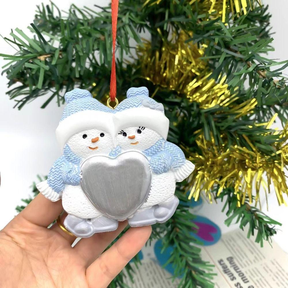 Decorative Christmas Tree Pendant Cartoon DIY Christmas Pendants Snowman Car Pendant Wedding Party