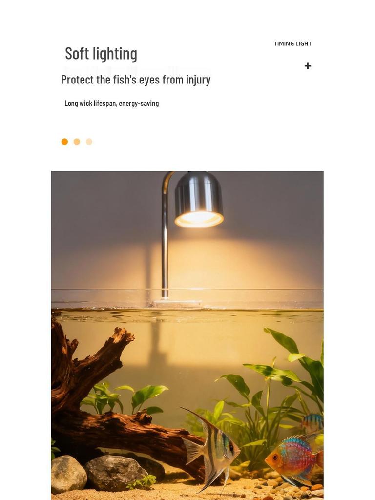 Xinma Waterproof LED Aquarium Spotlight - Adjustable COB Light for South American Tank and Aquatic Plants