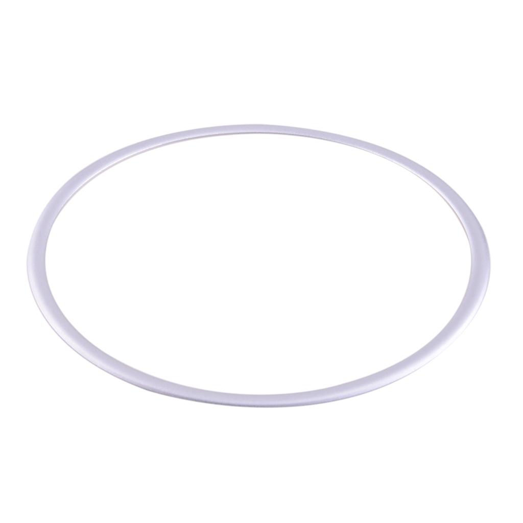 Автомобильное центральное накладное кольцо на рулевое колесо, серебряное украшение, подходит для Jeep Wrangler Compass Patriot Grand Cherokee 2011 2012