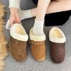 Флисовая сумка голова пушистые Birkenstocks, утолщенные теплые снежные полусапожки хлопковые
