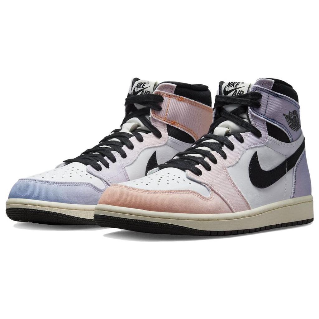 Мужские кроссовки Air Jordan 1 Retro High OG Skyline оранжевые ярко-оранжевые черные DX0054-805