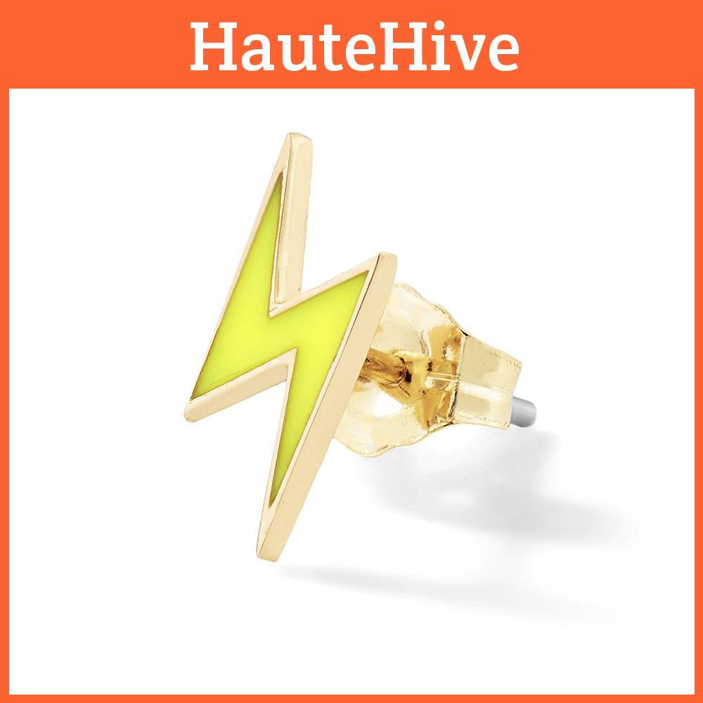 Трендовые серьги в виде облака с молнией и радугой, шикарные модные женские украшения из сплава