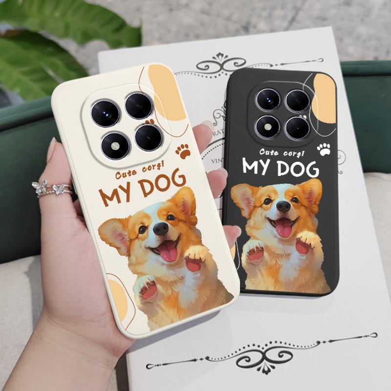 Lovely Corgi Phone Case For Xiaomi Poco F7 X7 X6 F6 M6 M5 M5S F5 X5 F4 X4 M4 F3 M3 X3 Pro 4G 5G GT Silicone Cover