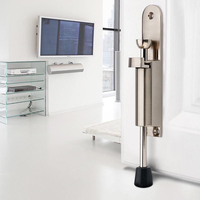 NAIERDI ножные дверные упоры из цинкового сплава, регулируемый дверной держатель Kickdown, фурнитура для дверных стопоров