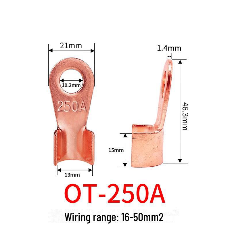 100A Copper Open Nose Battery Terminal Connector - National Standard