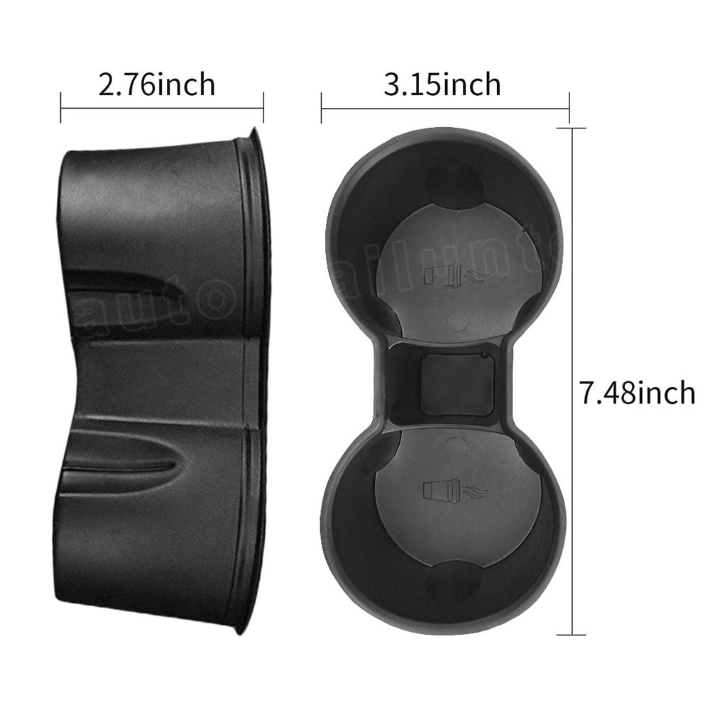 Подстаканник для воды, ящик для хранения, чашка центральной консоли, водонепроницаемые нескользящие подставки для автомобиля Tesla Model 3 Y 2023 2022