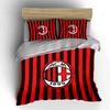 Red-black stripes, ACM logo. Bedding sets Duvet cover sets Duvet covers Pillowcases(1 * Duvet Cover 2 * Pillowcases without duvet insert)