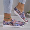 Breathable Feet Low-top Single Shoes Women's Graffiti Lazy Canvas Shoes Lightweight Board Shoes