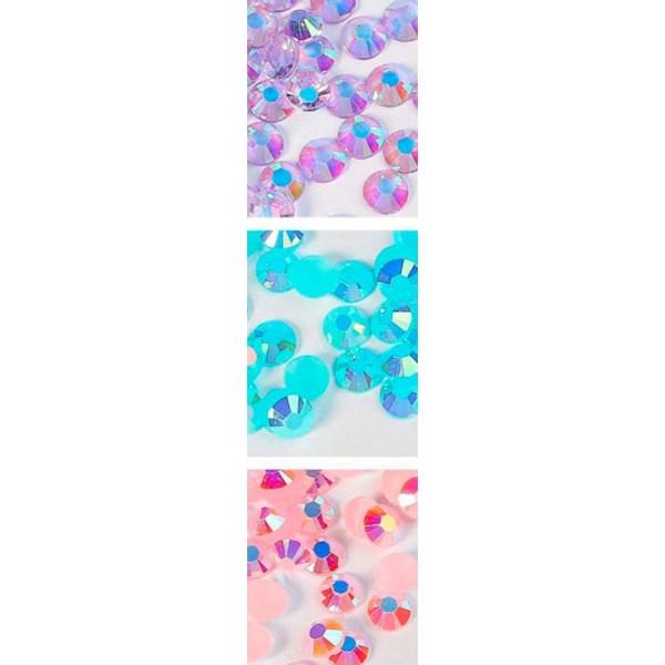 May Brown Nailstone Cubic Bead Craft Набор из 24 предметов большой вместимости B Vivid, 1 комплект, разные цвета