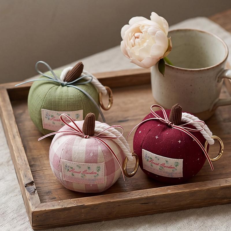 Funny Apple Pendant Candy Color Bowknot Decor Soft Fruit Toys Dolls Christmas Eve Christmas Gifts for Girls