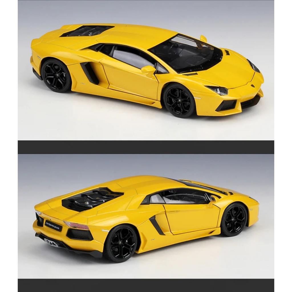 WELLY 1/24 Lamborghini Aventador LP700-4 Сплав Модель Спортивного Автомобиля Литой Металлический Гоночный Автомобиль Модель Транспортных Средств Симуляция Детская Игрушка Подарок