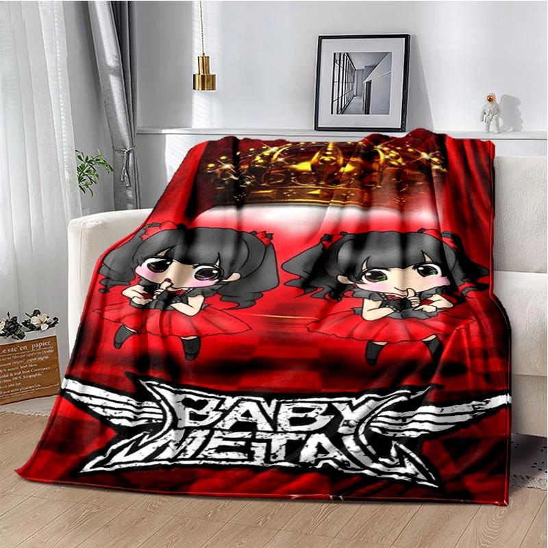 Японская идол-группа babymetal Комбинация Плед для дивана, похода, пикника, кровати Модный Супермягкий фланелевый плед Подарок на день рождения