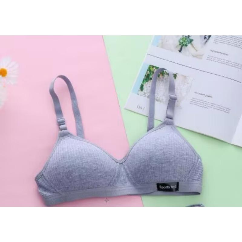 Teenager Girls AB Cup Underwear Ladies Wireless Seamless Grather Bra Girls Breatahble Training Bra