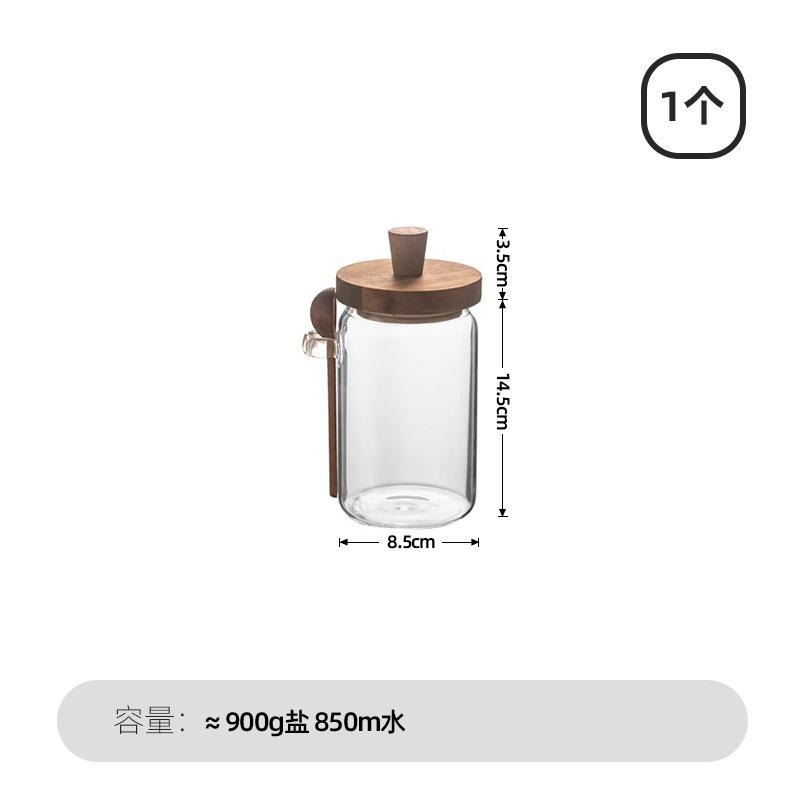 Стеклянная банка Кухонная Пищевая Герметичная Стеклянная банка Банка для хранения кофейного порошка Приправ Банка для меда из акации