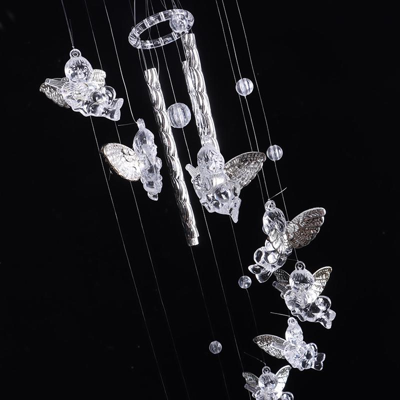 Подвеска-колокольчик для двора, подарок, удача, ангел-хранитель, металлический колокольчик, подвесной, приятный звук