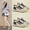 Инс новые папины кроссовки женские весенние студенческие спортивные беговые повседневные туфли на платформе с увеличением высоты КК