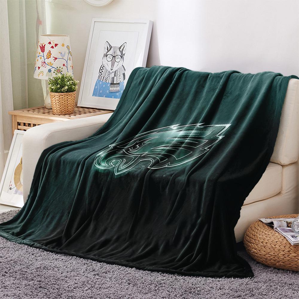 Philadelphia Eagles Flannel Blanket, High quality Comfortable for All Seasons, Home Decor, Warmth and Comfort