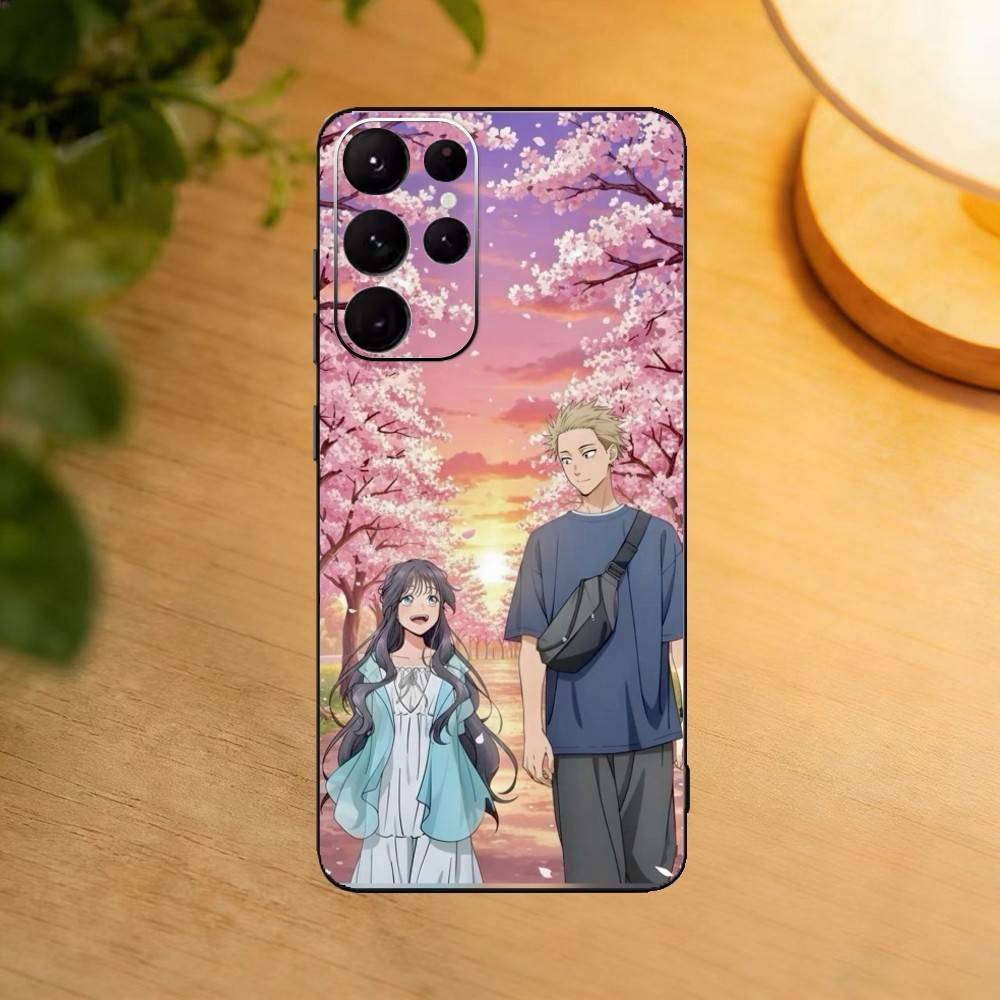 Чехол для телефона Rintaro T-Tsumugi K-Kaoruko Waguri для Samsung S25,24,23,22,30,21,10,9,Ultra,Plus,Lite, Мягкий черный чехол