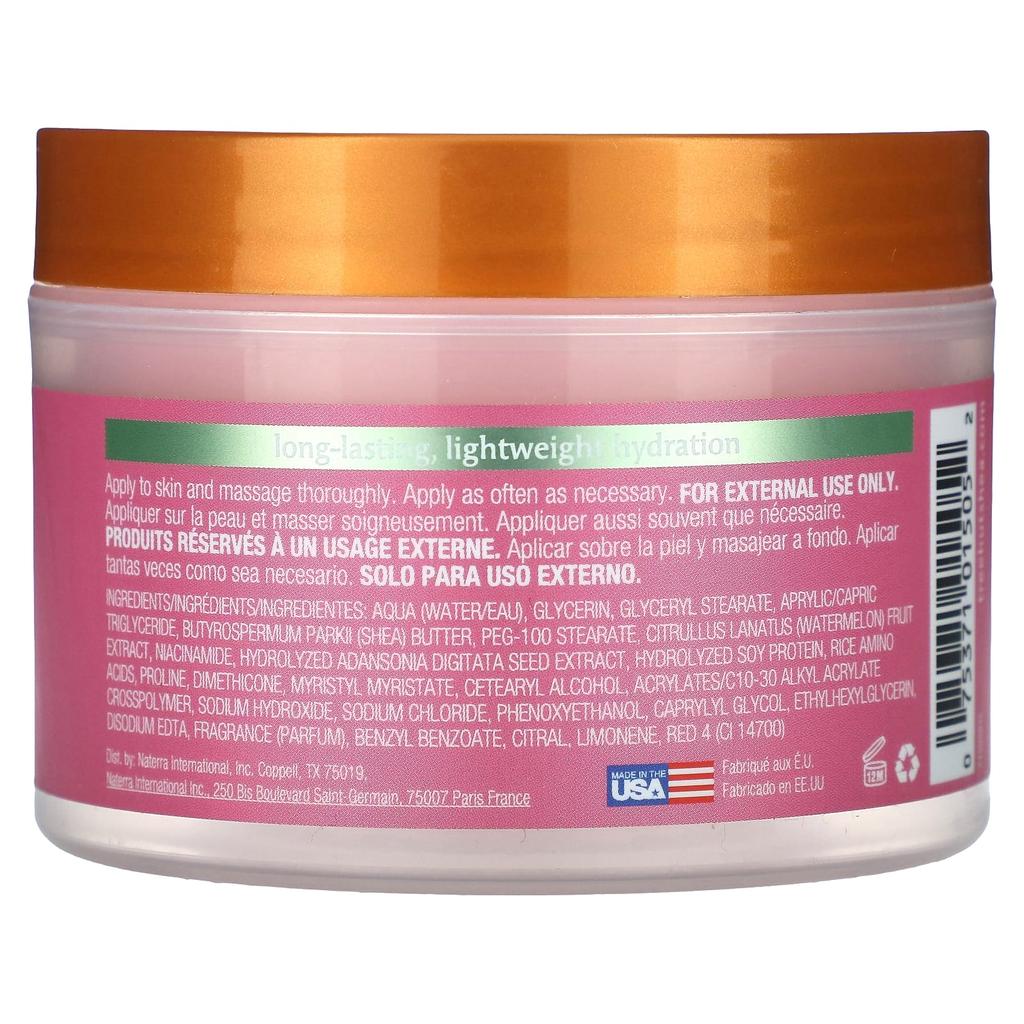 TREE HUT Whipped Shea Body Butter, Watermelon, 8.4 Oz (240 G)