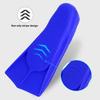 1 Pair Swim Training Fins Short Blade Floating Flippers Soft Flexible Comfortable Fit Adult Swim Fins Training Aid