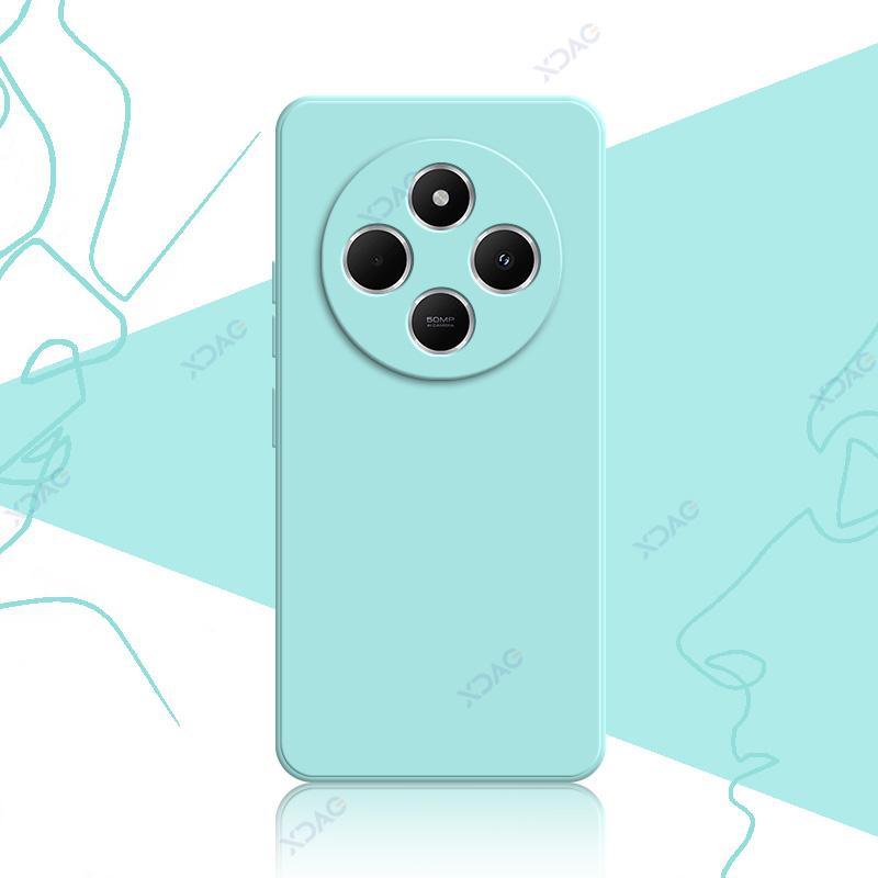 Чехол для мобильного телефона Xiaomi Redmi 14C 14R Redmi14C Redmi14R 5G Global 360 Soft Square Liquid Silicone Waterproof Cover