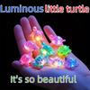30 Glow-in-the-Dark Mini Resin Turtle Statues, Sparkling In The Dark, Cute Little Turtles for Ocean Animal Themed Party Decorations, Garden Landscapes