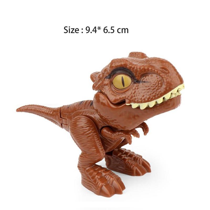1 шт., игрушка-динозавр с пальцем в подарок, хитрый тираннозавр, парк Юрского периода, модель, интерактивная кусающая рука, креативный динозавр, ребенок