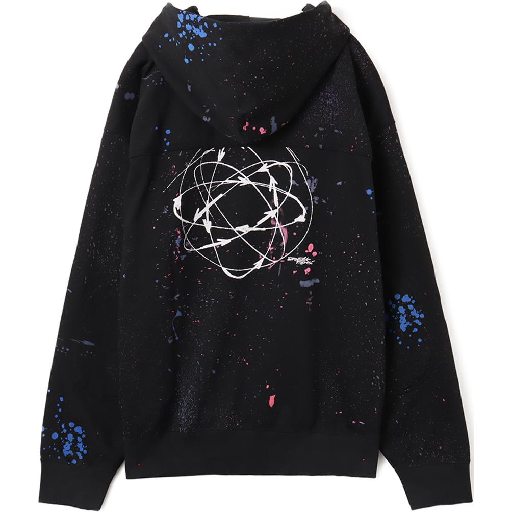 Nike SS24 США M NK X Futura Парижская Олимпийская Серия Логотип Худи с длинным рукавом Унисекс худи Черный FD7666-010