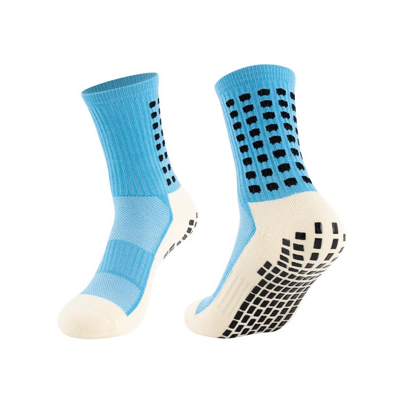 Носки для футбола унисекс с противоскользящим эффектом — до середины икры, мягкие, влагоотводящие, спортивные носки