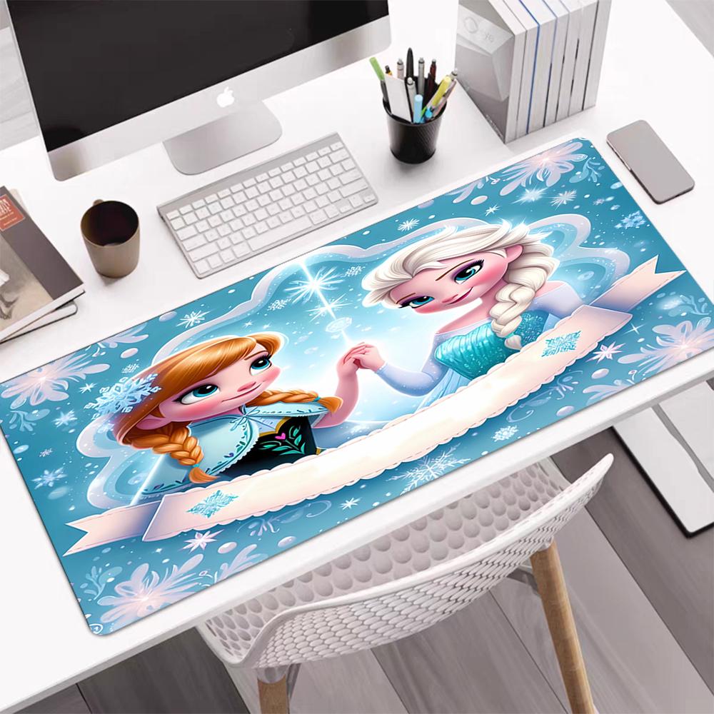 Elsa Theme Mouse Pad, Non Slip Rubber Base, Multifunctional Office & Home Decor, Perfect for Workspace Personalization.