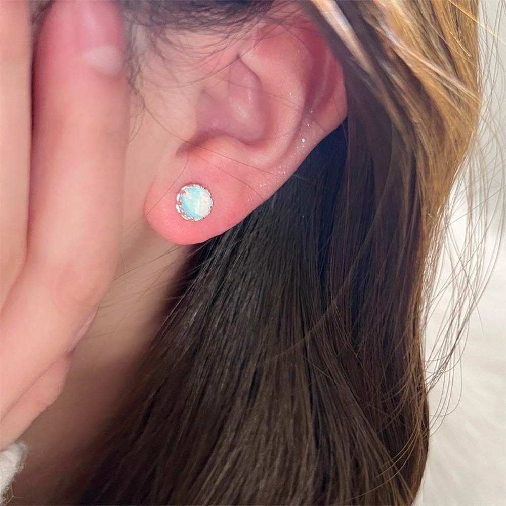 Серьги-гвоздики из серебра S925, легкая роскошь, жемчуг и циркон, для женщин, высококачественные, темпераментные, нишевые, универсальные