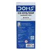 Doms Нетоксичные Маркеры для CD/DVD/OHP Зеленые Упаковка 1 шт. 20 шт. Для Офиса Школы На Разных Поверхностях Письма Маркировки Плавные Чернила