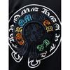 8719 CHROME HEARTS 2025 Летняя новая высококачественная хлопковая свободная футболка с круглым вырезом большого размера для мужчин и женщин, парная футболка