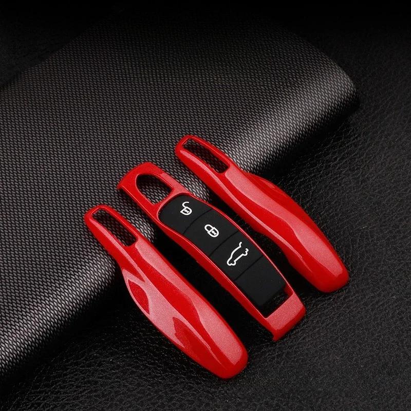 Для Porsche Panamera Spyder Carrera Macan Boxster Cayman Cayenne 911 970 981 991 автомобильный смарт-брелок для дистанционного ключа чехлы набор оболочек