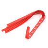 Whips SM  BDSM Couples Games Sex Toys Spanking Adult Products Red/Black 15+33cm 80g Rivet Handle