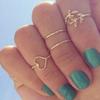 Парные кольца для женщин Anillos Mujer Gold Ring Set Bagues Anillo Bohemian Jewellery Slytherin Accessories Couple Gift Sygnety