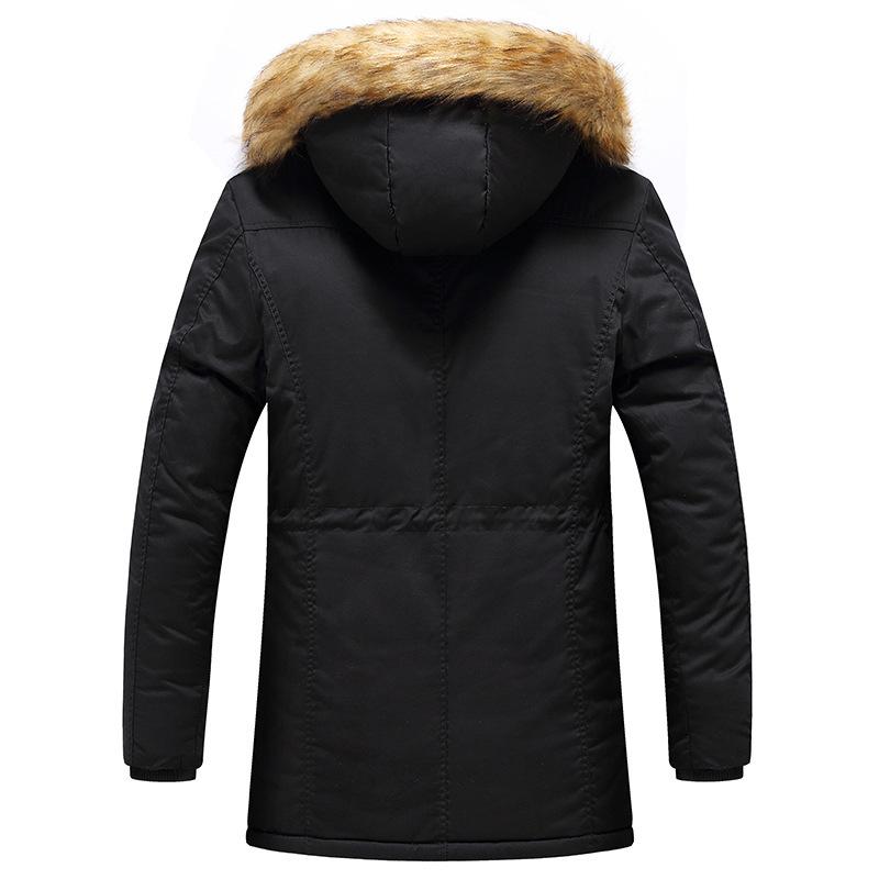 Мужская куртка Parker Coat Plus Size весна-осень, теплая куртка на молнии, утолщенная теплая куртка