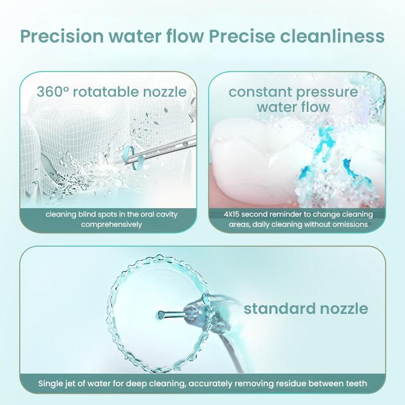 Philips (PHILIPS)HX3801 Электрический стоматологический ирригатор, три вида прочности, портативный перезаряжаемый ирригатор для воды