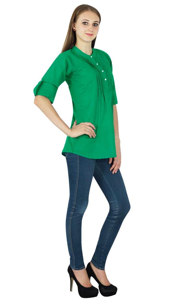 Boho Top Dress Solid Wear Casual Tunic Women Clothing Cotton Summer Sundress